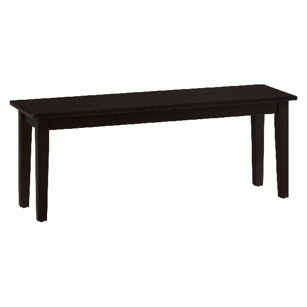 Shaker Style Bench with Clean Lines and Tapered Legs