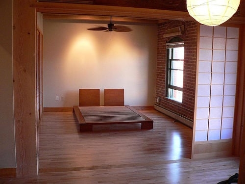 Shoji Screen: Minimalist Zen Room Divider for Bedroom Partition
