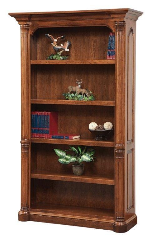 Traditional Bookcase Crown Moulding Plinth Base Classic Shelf