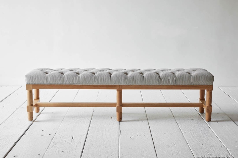 Tufted Bench Olive Green Velvet Diamond Tufting Turned Legs Traditional