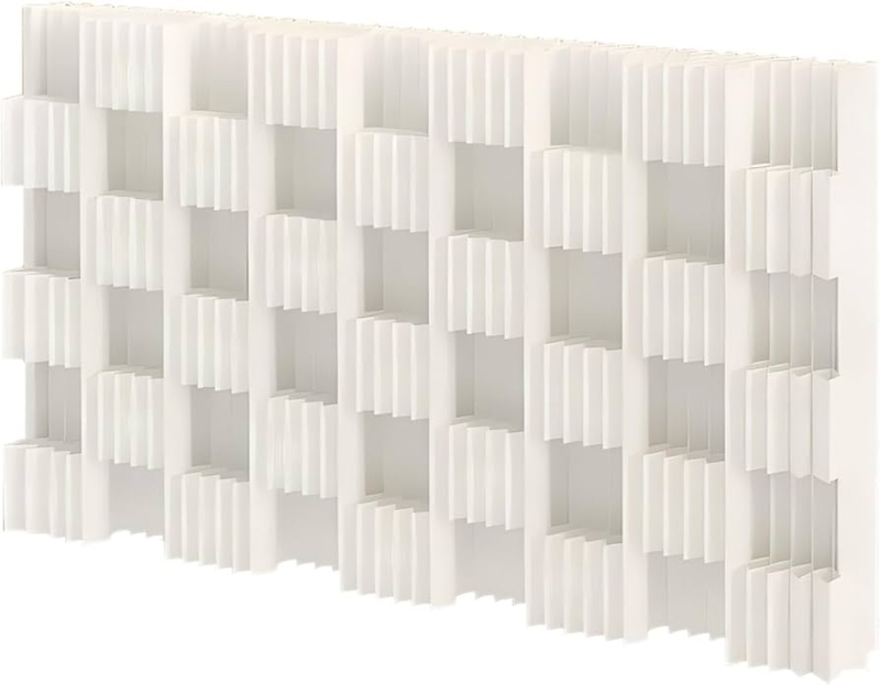 White Honeycomb Room Divider Accordion Folding Partition