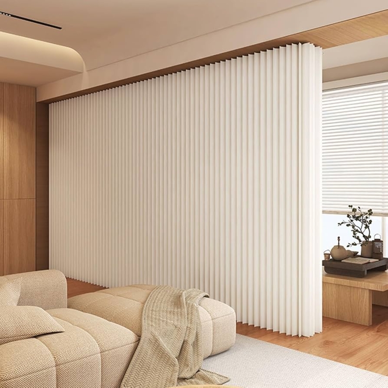 - White Room Divider Screen, Beauty Salon/ Clothing Shop  /Apartment Studio/Restaurant/Library Privacy Partition Wall, 170 180 200cm  Tall Foldable Panel, No Installation Required ( Size : H 170cm/66.9in