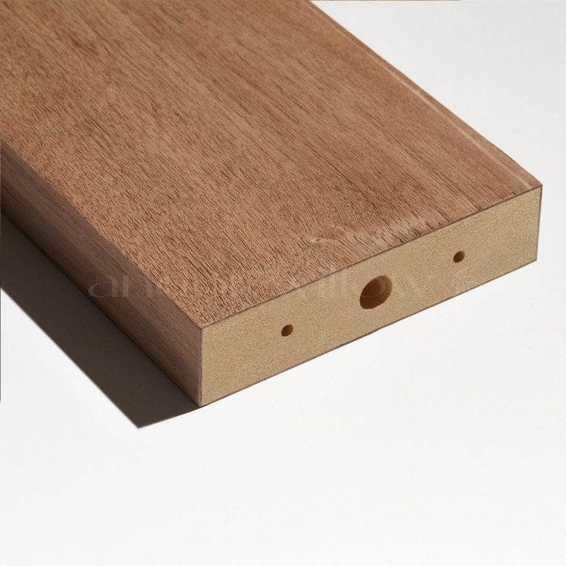 Wood Slat with Pre-Drilled Holes, DIY Modular Partition Component