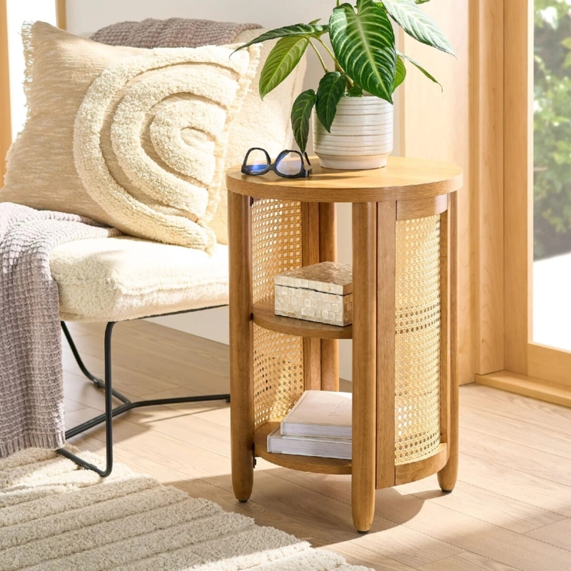 51 Unique End Tables That Add The Perfect Living Room Finish