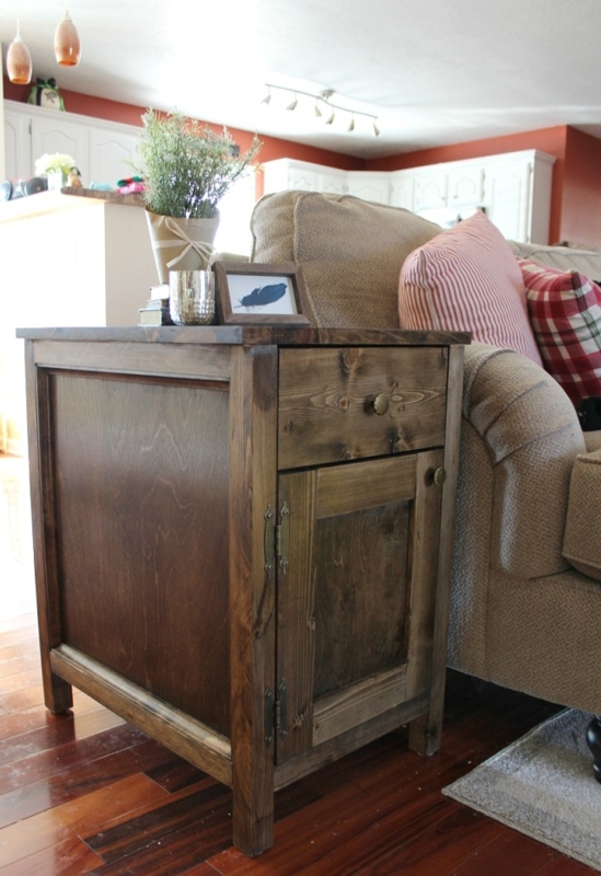 Accent Cabinet with Sliding Barn Door, White Farmhouse X-Brace Design