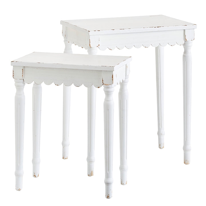 Accent Table Cottagecore Style Round Tabletop Matte Natural Finish