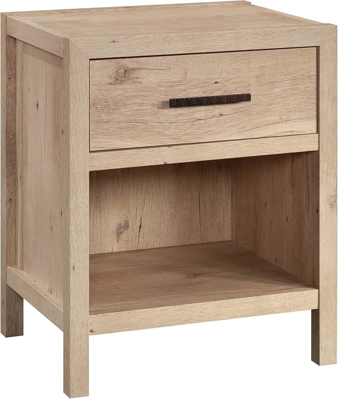 Amazon.com: Sauder Pacific View Bedroom Night Stand, Spacious Storage, 1  Drawer Nightstand, Prime Oak Finish : Home & Kitchen