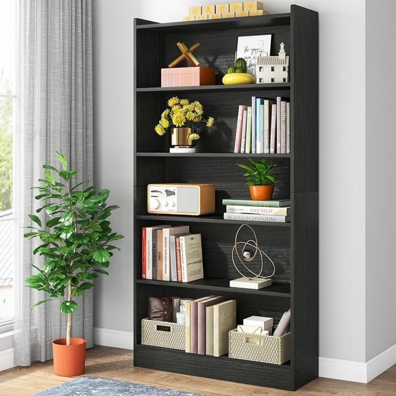 Amazon.com: Tribesigns 72-inch Tall Bookcase, Modern 6-Tier White Library  Bookshelf with Storage Shelves, Large Open Bookcases Wood Display Shelving  Unit for Bedroom Living Room Office : Home & Kitchen