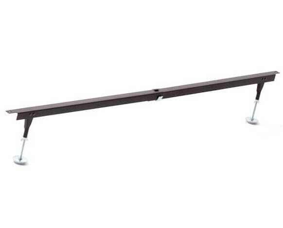 Bed Center Support Single Adjustable Leg Mounting Brackets Brown