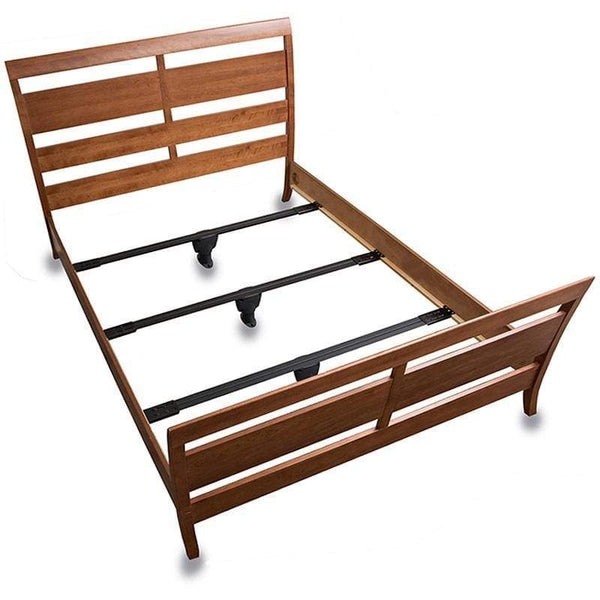 Bed Center Support System Three Beam Metallic Grey Heavy Duty