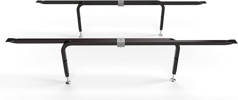 Bed Center Support Telescoping Frame Four Leg Tubular Steel