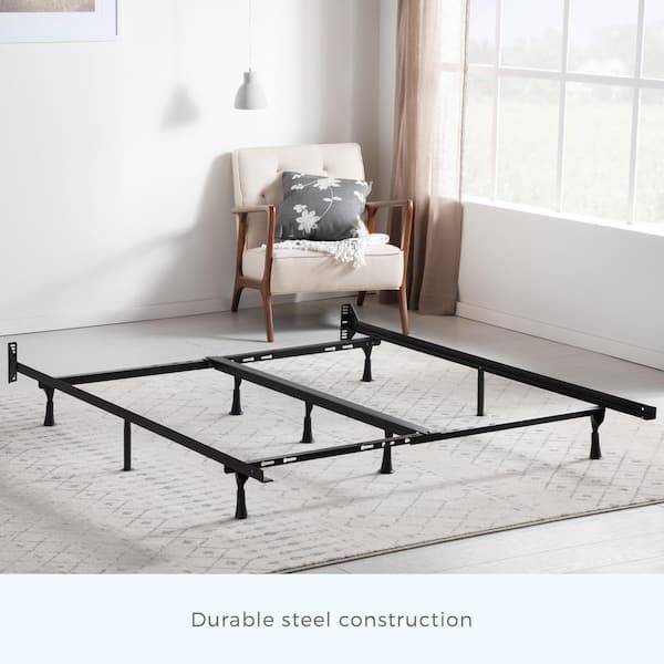 Bed Frame Universal Adjustable Glide Feet Headboard Brackets