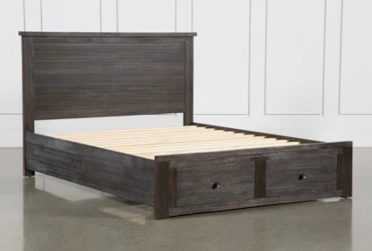Bed Slat System with Reinforced Center Support Rail