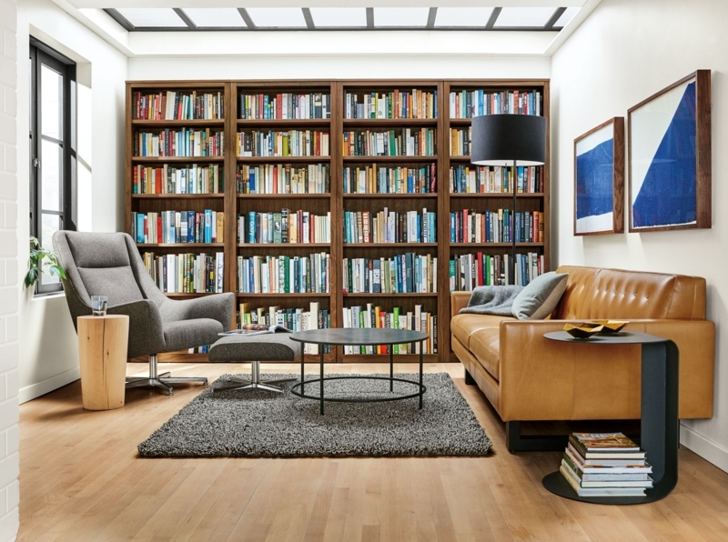 Bookcase Plinth Base Satin Streamlined Profile Low Profile Display