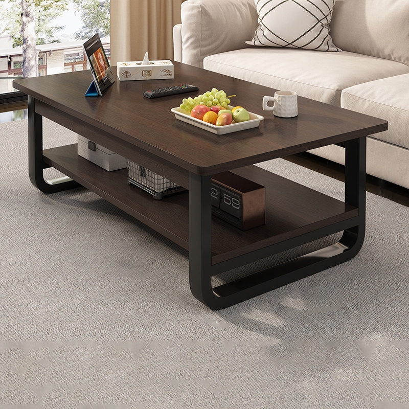 Coffee Table Industrial Pipe Fittings Two Tier Open Storage