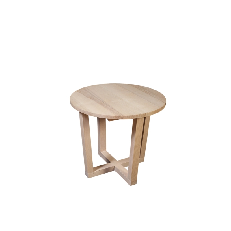 Coffee Table Square Dark Wood Cross Legs Farmhouse Style Sturdy