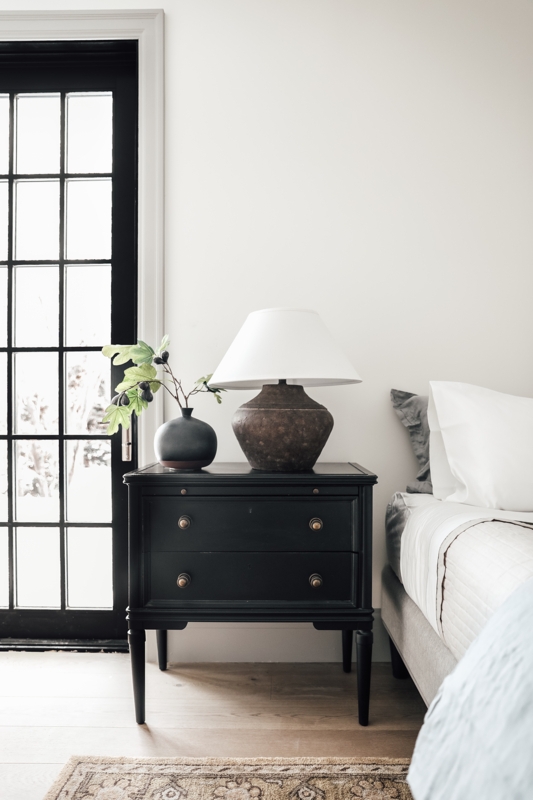 Curated Nightstand Collection, Varied Silhouettes and Mixed Materials
