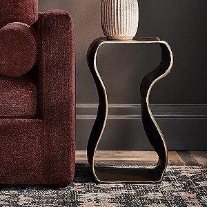 End Table Collection, Mixed Wood Tones, Round and Square Shapes