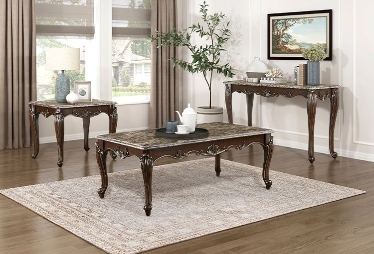End Table Dark Wood Frame Rectangular Top Shelf Transitional Accent Furniture