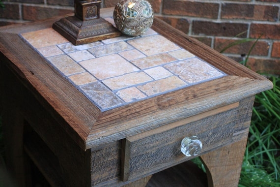 Slate / Stone End & Side Tables