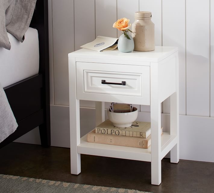 Favorite Narrow Nightstands for Small Space Bedrooms! - Driven by Decor