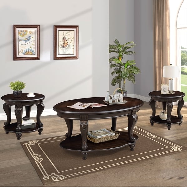 Grey Wood and Metal Table Set, X-Brace Sides, Matte Black Frame