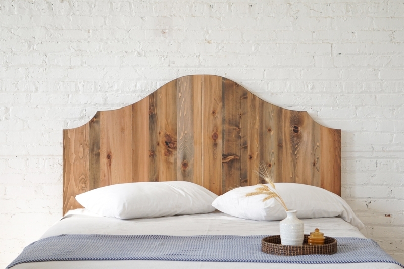 Headboard Barn Door Style with Z-Bracing Rustic Modern Wood