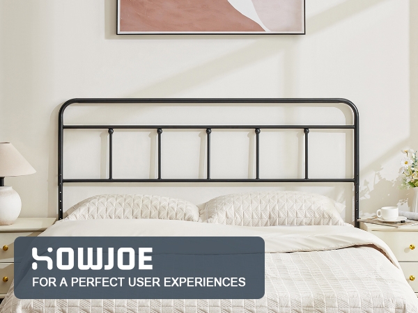 - Howjoe Metal Headboard Queen Size, Sturdy and Durable Iron  Queen Headboard Only Adjustable Height from 34 to 44, Victorian Vintage  Bed Headboards, Farmhouse Head Board, Bed Frame Mount Black