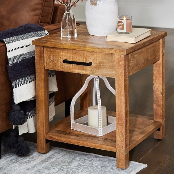 Kirklands Easton Mango Wood Side Table at Hamilton Place in Chattanooga, TN