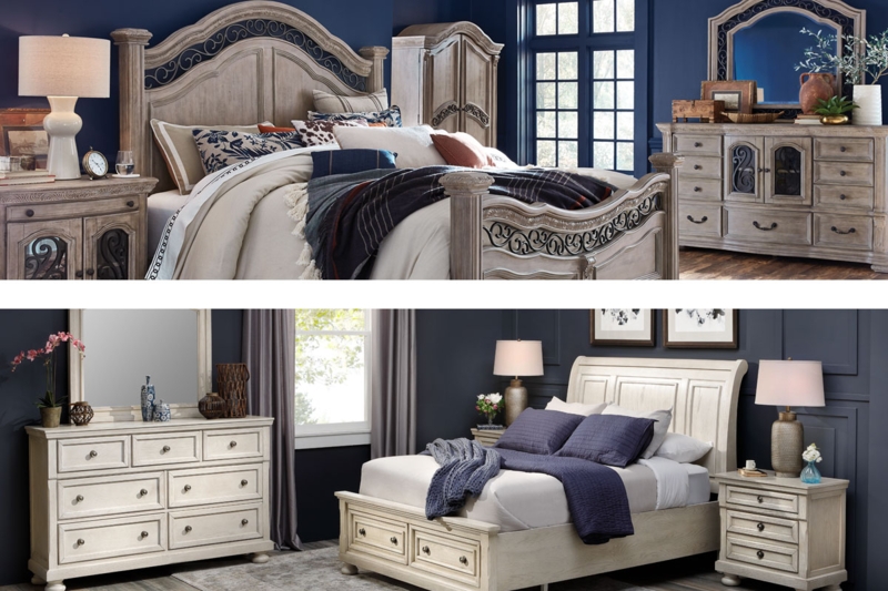 Living Room Moodboard Split Screen Style Comparison