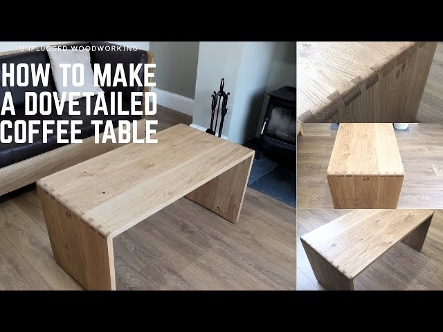 Low Profile Coffee Table in Craftsman Style with Exposed Joinery