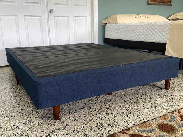 Mattress Foundation Slatted Support, Natural Wood Bed Frame Design