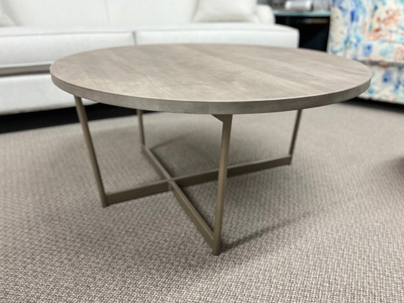 Minimalist Coffee Table Slab Legs Lower Shelf Light Birch Wood