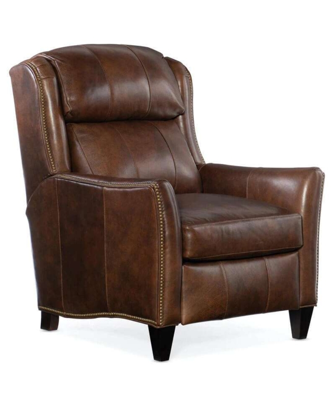 Mission Style Recliner with Wood Frame and Slat Sides