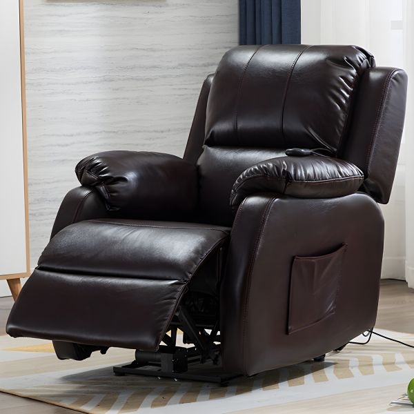 Mustard Yellow Wingback Recliner Chair Button Tufting Manual
