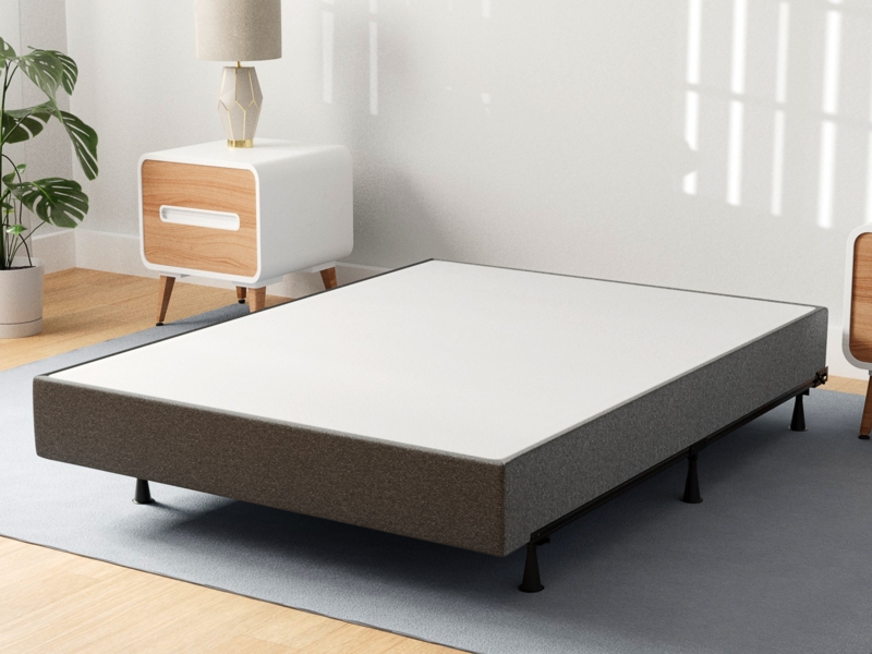 Padded Footboard Upholstered Platform Bed