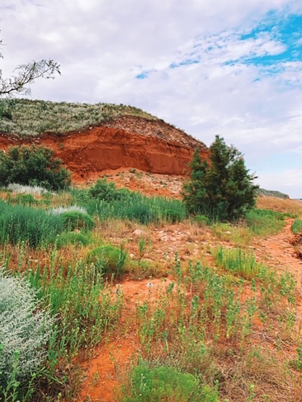 Panoramic Stratified Canyon Valley Landscape Scenery