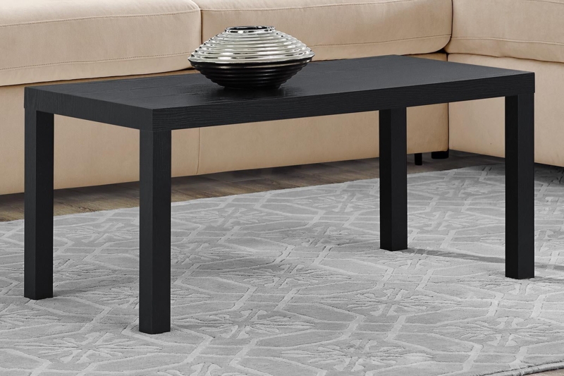 Parsons Coffee Table Minimalist Style Thick Square Legs