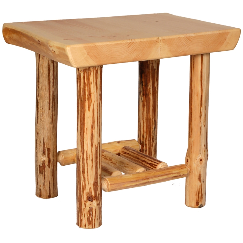 Pine End Table - K&A Log Furniture & Construction