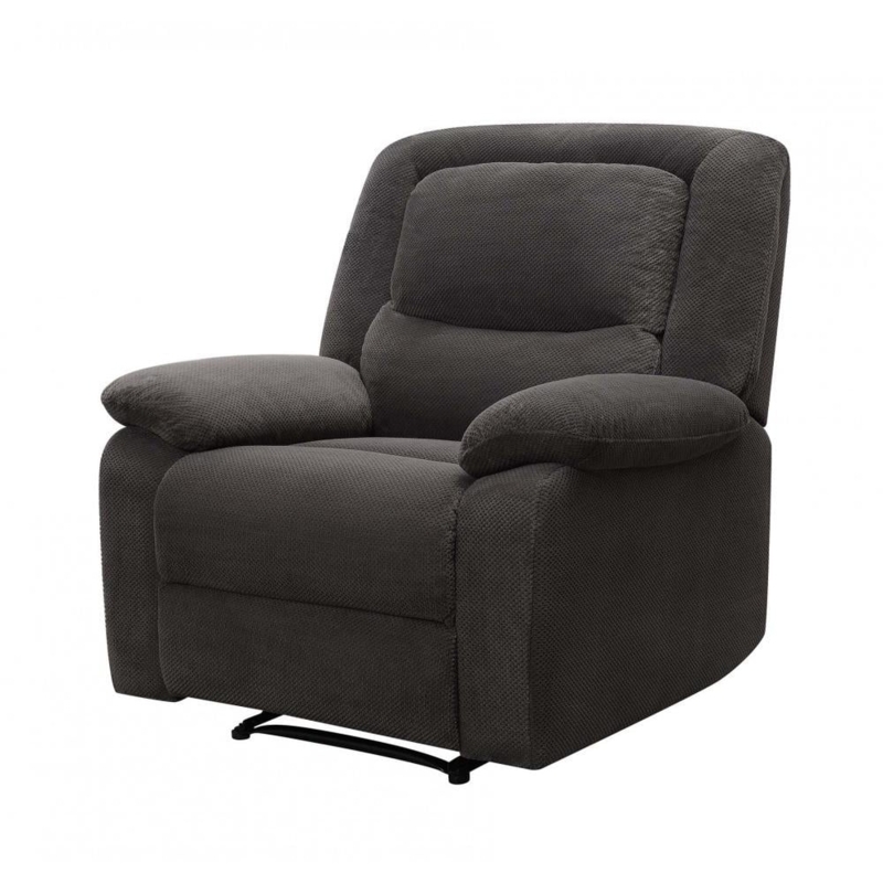Power Recliner featuring Extended Footrest and Deep Body Cushions