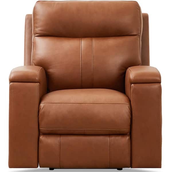 Power Recliner with Diamond Stitching, Modern Recliner with Cup Holders