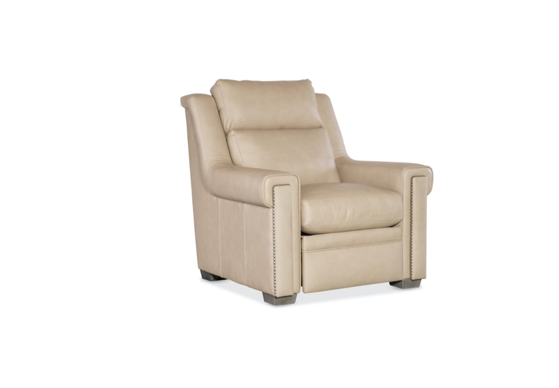 Power Reclining Chair Leather-like Integrated Controls Modern