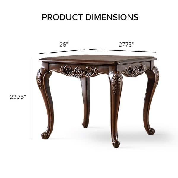 Queen Anne End Table with Scalloped Apron and Cabriole Legs