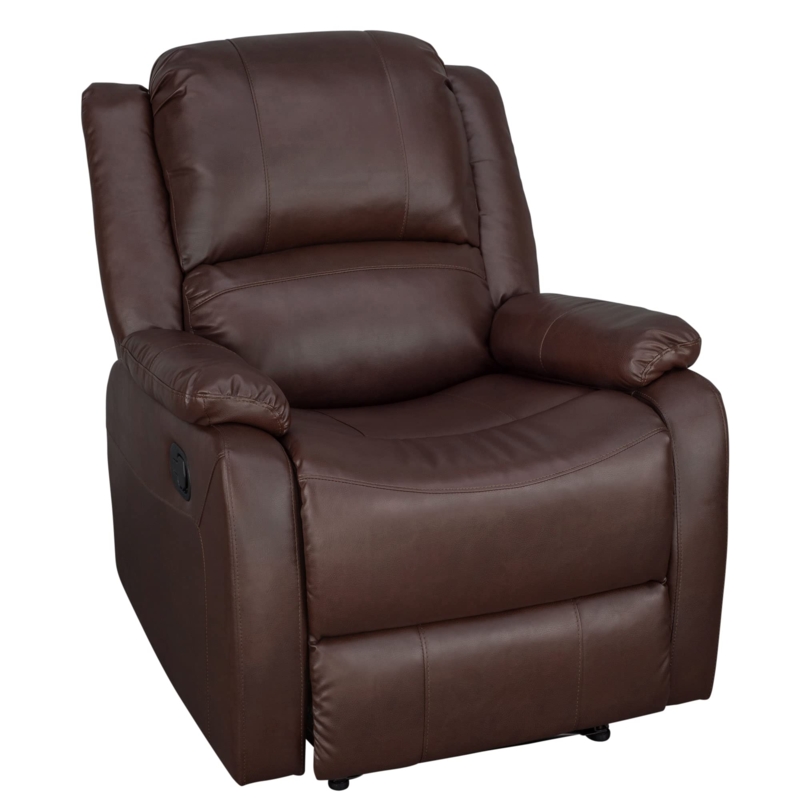 Recliner Chair Channel Stitched Wall Hugger Compact Design