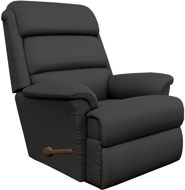 Rocking Recliner Traditional Comfort with Rolled Arms and Tiered Back