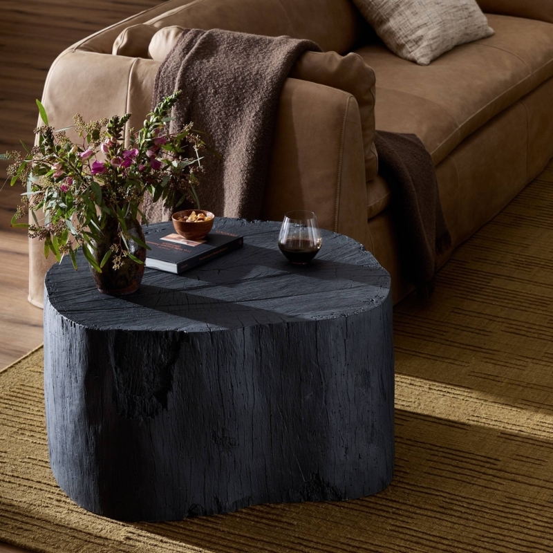 Round Marble Bunching Coffee Tables White Tripod Base