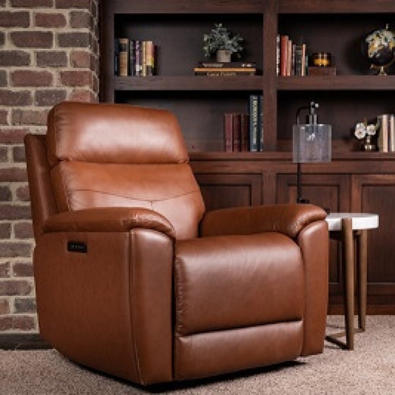 Rustic Lodge Living Room Set with Matching Recliners & Nailhead Trim