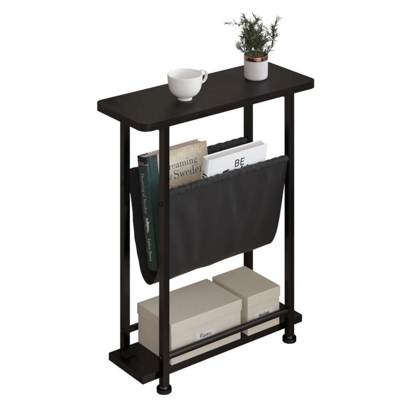 Side Table Industrial Three Tier Small Spaces Storage