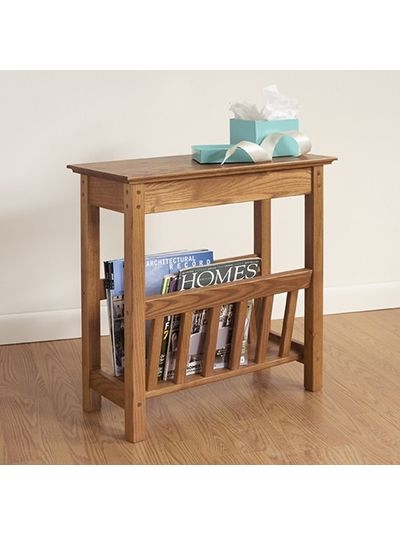 Side Table Minimalist Open Base Industrial Dark Wood