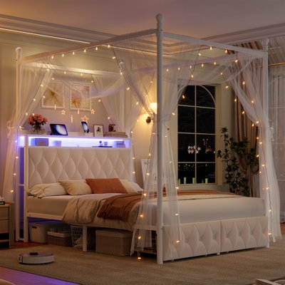 Tall Beds with Storage (over 60" in height) You'll Love | Wayfair